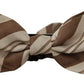 Dolce & Gabbana Multicolor Patterned Adjustable Neck Bow Tie Men