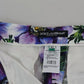 Dolce & Gabbana Purple Floral Print Tapered Cotton Pants