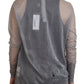 Dolce & Gabbana Gray See Through Turtleneck Pullover Sweater