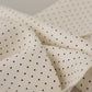 Dolce & Gabbana White Polka Dots Pattern Silk Fringes Wrap Scarf