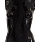 Dolce & Gabbana Brown Silk Wrap Shawl Floral Lace Scarf
