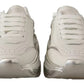 Dolce & Gabbana White Silver Leather Daymaster Sneakers Shoes