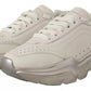 Dolce & Gabbana White Silver Leather Daymaster Sneakers Shoes