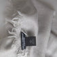 Dolce & Gabbana Gray Cashmere Wrap Shawl Fringe Scarf