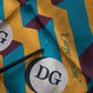 Dolce & Gabbana Multicolor Printed Square Handkerchief Scarf
