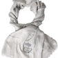 Dolce & Gabbana Gray Cashmere Wrap Shawl Fringe Scarf