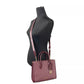 Michael Kors Mirella Small Top Zip Crossbody Tote Bag Oxblood