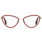Moschino Burgundy Metal Glasses (Frames)
