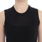 Dolce & Gabbana Elegant Black Sleeveless Pullover Vest