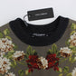 Dolce & Gabbana Enchanted Sicily Silk Crewneck Blouse