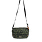 Dolce & Gabbana Green Polyester Leopard Print Shell Messenger Bag