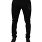 Dolce & Gabbana Black DG Crown Logo Cotton Skinny Denim Jeans