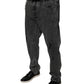 Dolce & Gabbana Dark Gray Cotton Skinny Denim Jeans