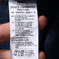 Dolce & Gabbana Dark Blue Cotton Logo Skinny Denim Jeans