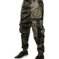 Dolce & Gabbana Green Cotton Jogger Cargo Pants