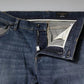 Dolce & Gabbana Blue Logo Plaque Cotton Skinny Denim Jeans