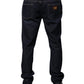 Dolce & Gabbana Dark Blue Cotton Skinny Denim Jeans