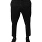 Dolce & Gabbana Black HOUSTON Men Cropped Denim Jeans
