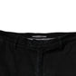 Dolce & Gabbana Black HOUSTON Men Cropped Denim Jeans