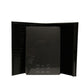Dolce & Gabbana Elegant Black Leather Logo Plaque Holder Catalogue Case