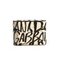 Dolce & Gabbana Black White Leather Scribble Embossed Logo Airpods Case
