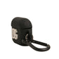 Dolce & Gabbana Black Silicone Rubber Logo Embossed Airpods Case