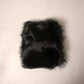 Dolce & Gabbana Black Fur Shoulder Collar Wrap Shawl Scarf