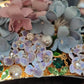 Dolce & Gabbana Gold Crystal Purple Hortensia Headband Crown Diadem