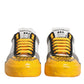 Dolce & Gabbana Multicolor Leather DNA Low Top Sneakers Shoes
