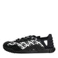 Dolce & Gabbana Black Logo Nylon Low Top NS1 Sneakers Shoes