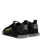 Dolce & Gabbana Black Green Camo NS1 Low Top Sneakers Shoes