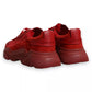 Dolce & Gabbana Red Leather Daymaster Low Top Sneakers Shoes