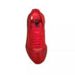 Dolce & Gabbana Red Leather Daymaster Low Top Sneakers Shoes