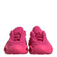 Dolce & Gabbana Pink Wave Low Top Lace Up Men Sneakers Shoes