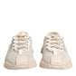 Dolce & Gabbana White Lace NS1 Low Top Sneaker Sports Shoes