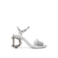 Dolce & Gabbana Gray Leather Sandal