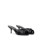 Dolce & Gabbana Black Snake Skin  Sandal