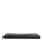 Dolce & Gabbana Black Calfskin Leather Logo Zip Around Continental Wallet