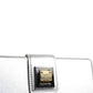 Dolce & Gabbana Metallic Silver DG BOX Leather Shoulder Strap Bag