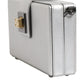 Dolce & Gabbana Metallic Silver DG BOX Leather Shoulder Strap Bag