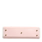 Dolce & Gabbana Light Pink Logo Plaque Soft Leather Strap Crossbody Bag