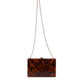 Dolce & Gabbana Brown Leather Clutch Evening Crossbody Bag
