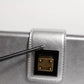 Dolce & Gabbana Metallic Silver DG BOX Leather Shoulder Strap Bag