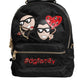 Dolce & Gabbana Black Nylon #DGFAMILY VULCANO Embellished Backpack Bag