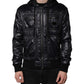 Dolce & Gabbana Black Nylon Hooded Full Zip Blouson Jacket