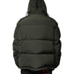Dsquared² Green Hooded Long Sleeves Fur Shearling Jacket