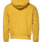 Dolce & Gabbana Yellow Logo Full Zip Hooded Sweatshirt Sweater