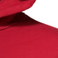 Dolce & Gabbana Red Cotton Logo Hooded Sweatshirt Sweater
