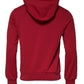 Dolce & Gabbana Red Cotton Logo Hooded Sweatshirt Sweater