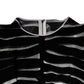 Dolce & Gabbana Black White Zebra A-line Sheath Mini Dress
